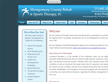 Tablet Screenshot of montcorehab.org